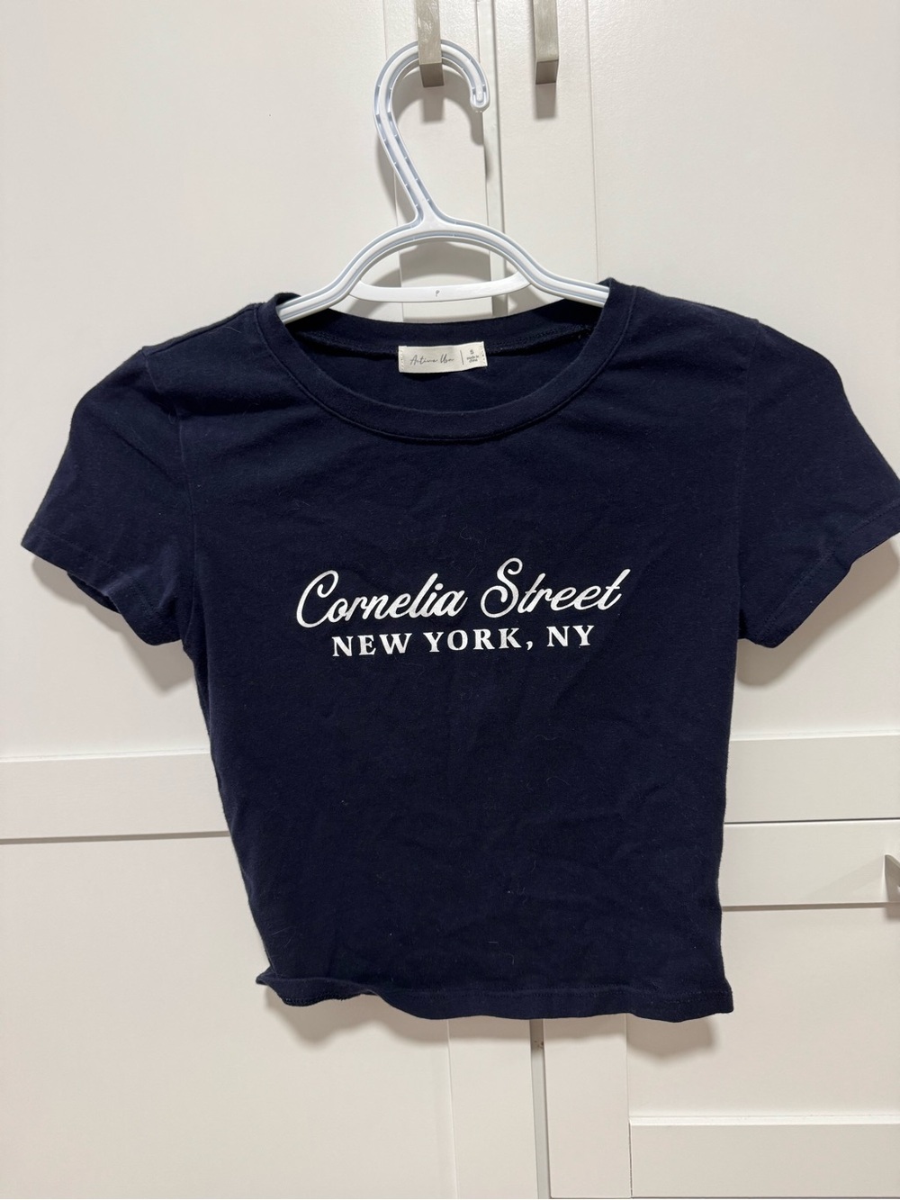 Active USA Navy Cornelia Street Graphic Tee - Women